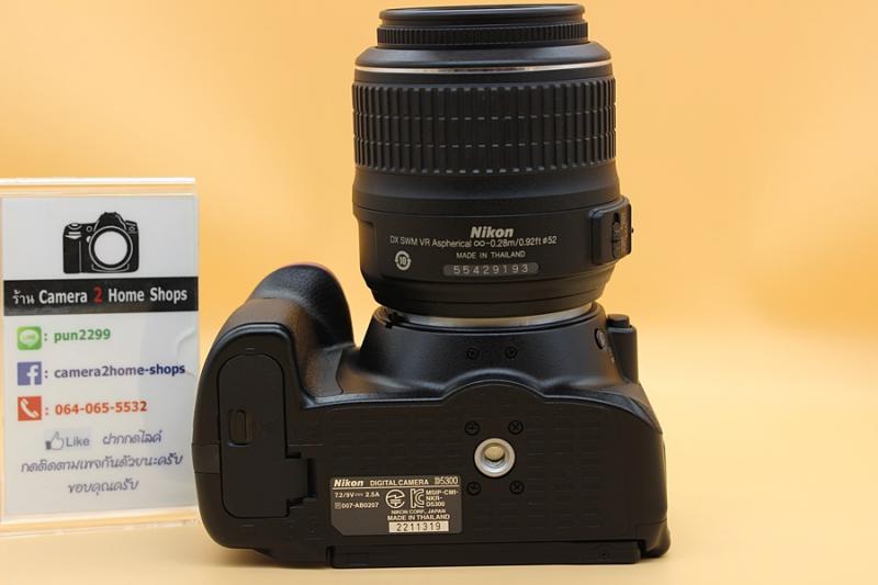 ขาย Nikon D5300 + Lens 18-55mm VR สภาพสวย อดีตประกันร้าน เมนูภาษาอังกฤษ มีWIFIในตัว จอปรับหมุนได้ จอติดฟิล์มแล้ว ชัตเตอร์ 4,869รูป อุปกรณ์พร้อมกระเป๋า  อุป